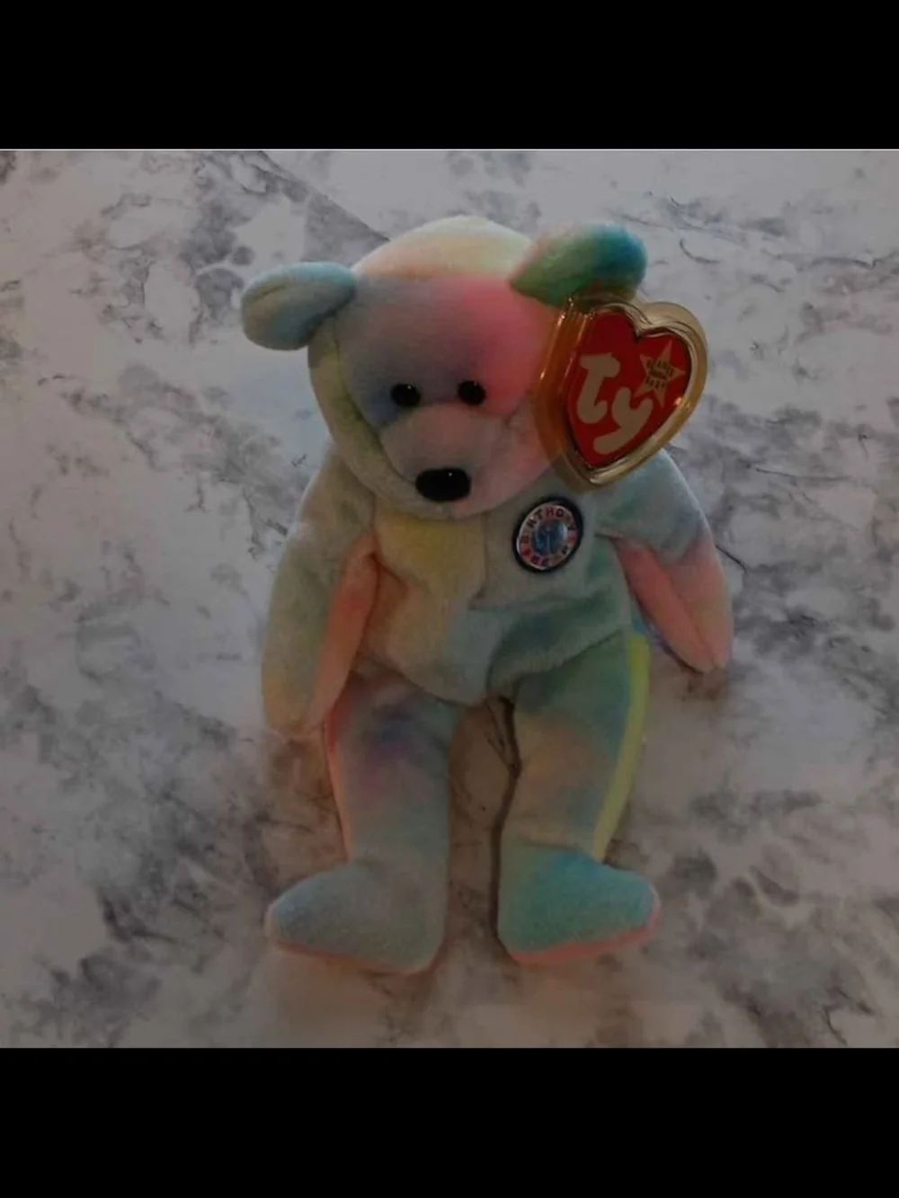 STEAL! 2 TY Collectibles – Retired B.B. Birthday Bear + Cinder Dragon